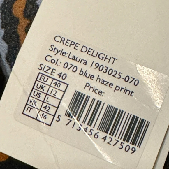 Hofmann Copenhagen Striped Dress, Laura/Blue Haze, NWT Size Large - Picture 7 of 14